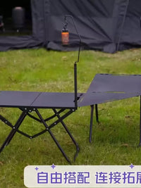 Portable Ultralight Aluminum Alloy Camping Lantern Stand for Outdoor Tabletop Lighting