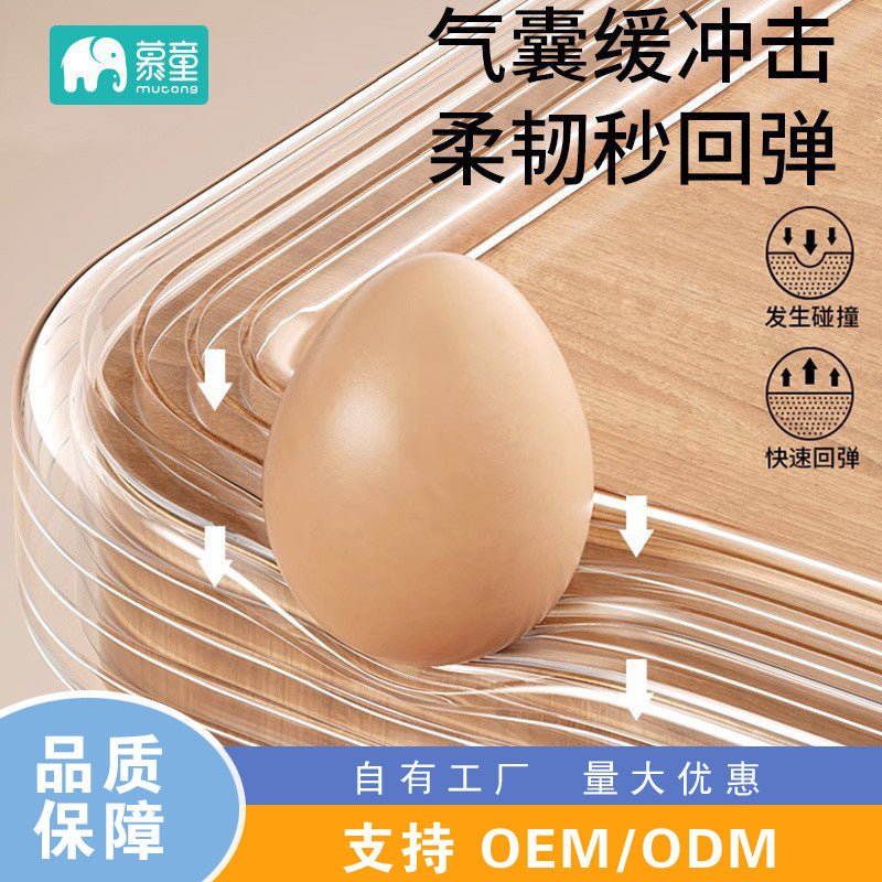 Transparent Child Safety Bumper Strip, Eco-Friendly Non-Toxic Table Corner Edge Protector with Airbag Soft Pack, Trace-Free Anti-Collision Guard