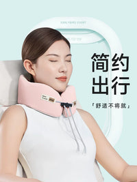 Travel U-Shaped Neck Pillow for Airplanes and Cars, Portable Head and Neck Support Cushion