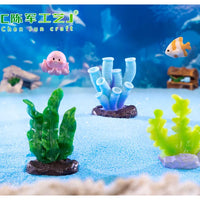 Miniature Artificial Coral Ornaments for Micro Landscape Aquarium Fish Tank Decoration