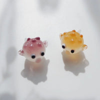 Miniature Glass Ocean Animal Figurines for Micro Landscape Decor