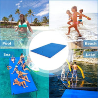 XPE Foam Floating Mat for Water Recreation, Non-Inflatable Water Pad for Lakes and Pools