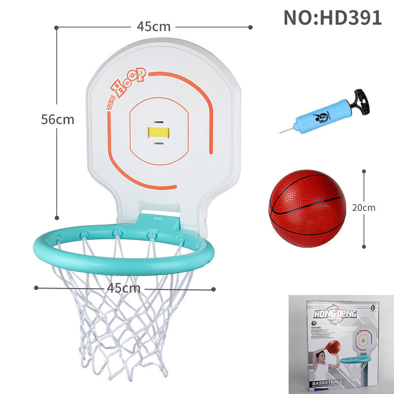 Foldable Portable Large Basketball Hoop for Teens and Kids - Adjustable Height Outdoor Toy