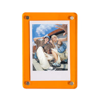 DIY Acrylic Magnetic Photo Frame for Instant Prints - 3, 4, 5 Inch Transparent Display