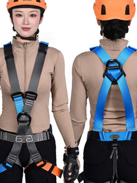 Xinda Full Body Climbing Harness for Adults and Children, Via Ferrata and Adventure Park Safety Gear