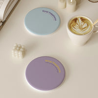 Diatomaceous Earth Absorbent Mat for Bathroom Countertop, Sink, Vanity, and Cup Coaster