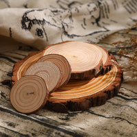 Natural Pine Wood Slices for DIY Crafts, Kids' Handcrafts, Wall Decor, Hand-Painted Art, and Photography Props