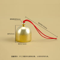 28mm Festive Decorative Courtyard Wind Chime Blessing Bell Entrance Door Hanging Christmas Bell DIY Metal Bells