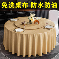 Luxury Round Tablecloth for Dining and Wedding Events, Hotel Quality Fabric Table Cover