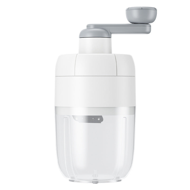 Manual Ice Shaver Machine for Homemade Shaved Ice and Slushies, Hand-Cranked Ice Crusher with Molds