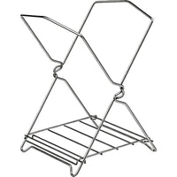 Portable Stainless Steel Trash Bag Holder for Home Use, Foldable and Adjustable
