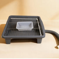 Semi-Automatic Enclosed Cat Litter Box with Anti-Splash Design