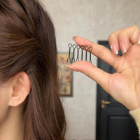 Invisible Hair Clip for Volume and Flyaways, High Crown Styling Comb