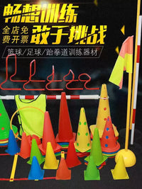 Basketball Training Cones, Marker Buckets, Obstacle Ice Cream Cone Plates for Taekwondo & Football Training