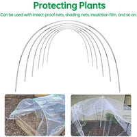 Garden Plant Greenhouse Hoop Frame Net Support Kit for Bird and Animal Protection