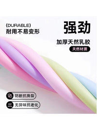 Resistance Band Set for Yoga, Pilates, and Strength Training - Home Fitness Stretch Bands for Back and Shoulder