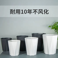 Luxury Resin Planter Pot for Indoor Plants - Money Tree, Monstera, Bird of Paradise, Ficus