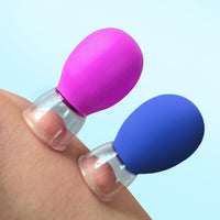 Mini Facial Cupping Set for Face Lifting, Gua Sha, and Massage - Silicone Vacuum Cups for Skin Rejuvenation