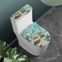 Universal Four Seasons Toilet Seat Cover with Cute Printed Patterns