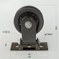Silent Pulley Wheel for DIY Lat Pulldown and Bicep Curl Fitness Equipment