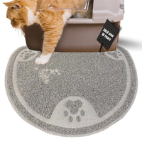 Cat Litter Mat - Absorbent, Waterproof, Easy Clean, Machine Washable, Soft Paw-Friendly Pad