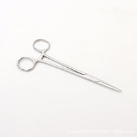 Stainless Steel Hemostat Forceps for Fishing, Hook Removal, and Pet Hair Pulling
