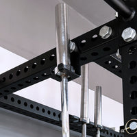 Barbell Bar Storage Hooks for Squat Racks, Single Tooth J-Hooks, Fitness Equipment Accessories