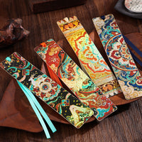 Dunhuang Brocade Series Chinese Style Paper Bookmarks with Ancient Art Designs for Students and Gifts