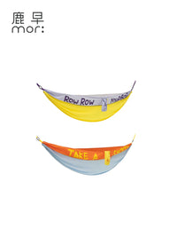 Luzhao Outdoor Anti-Roll Double Hammock with Stand for Family Camping & Picnic