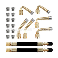 Tire Valve Stem Extension Tube Set for Inflatable Nozzles