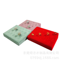 22-Slot Slanted Ring Display Stand Jewelry Organizer for Showcases and Countertops