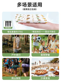Disposable Outdoor Picnic Blanket Beach Mat - Thickened, Waterproof & Moisture-Proof for Camping, Festivals, and Travel