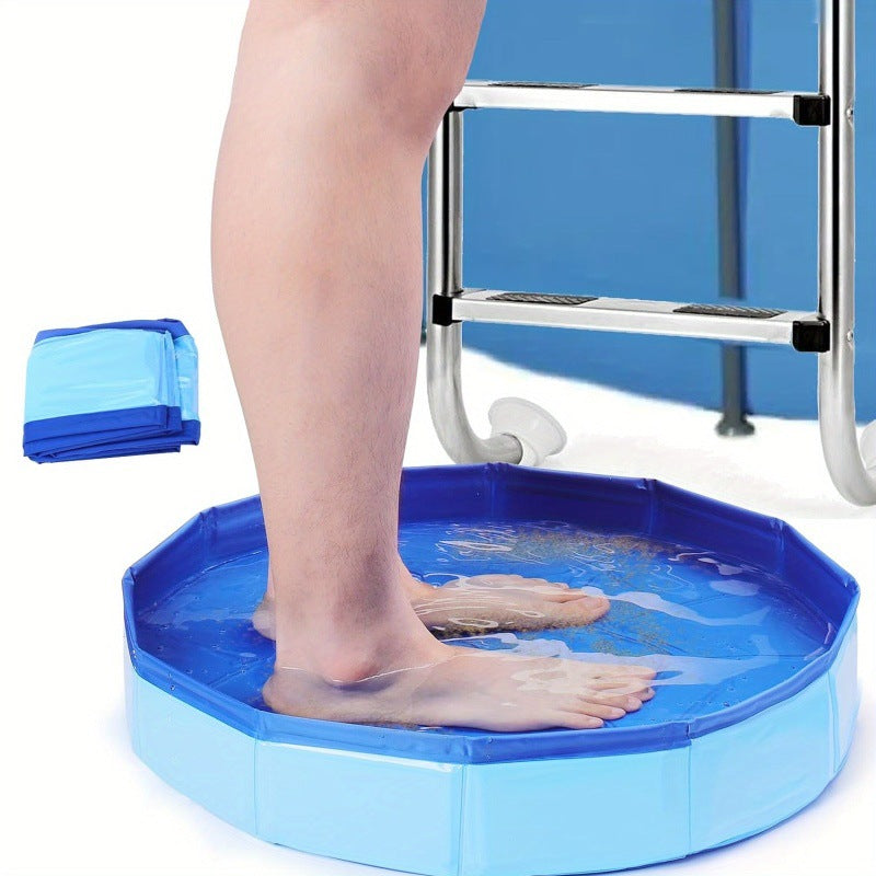 Foldable Pet Bathing Pool for Dogs and Cats - Portable and Easy to Clean