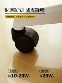 PVC Round Chair Mat for Hard Floors, Transparent Non-Slip Floor Protector for Office and Home