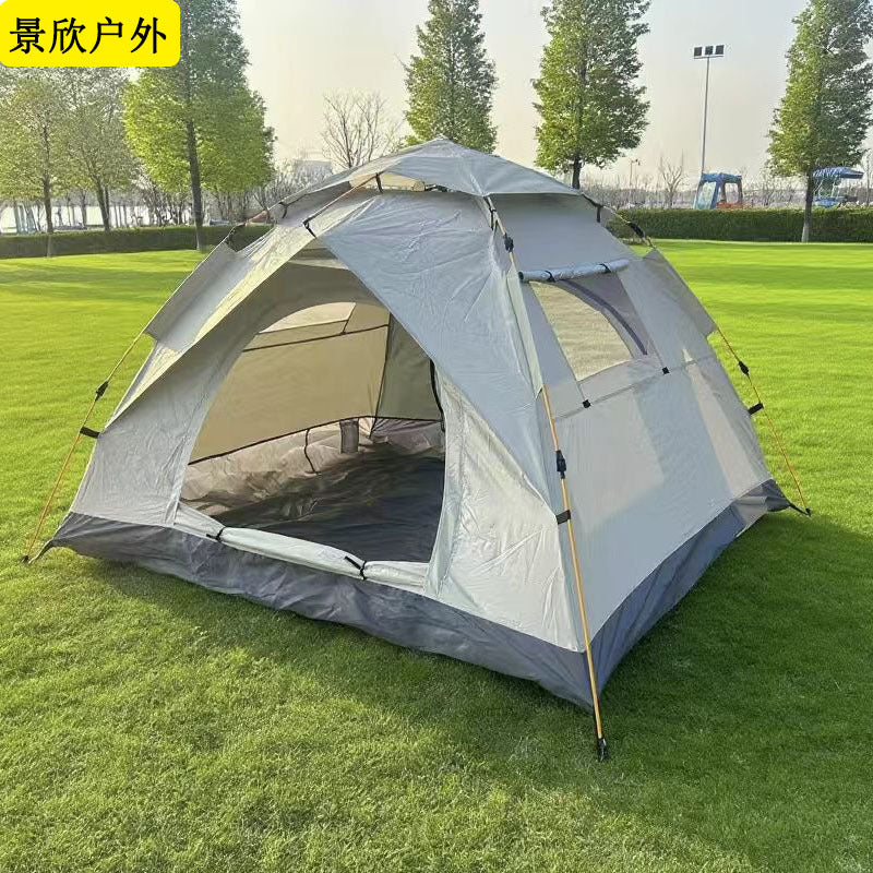 Automatic Pop-Up Camping Tent for 3-4 People, Portable Sunshade for Outdoor Picnic & Park Use