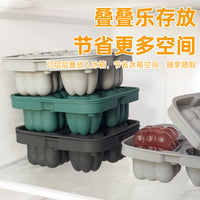 2-in-1 Creative Cube Ice Tray with Lid, Food-Grade Ice Ball Maker for Home Use
