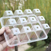 12-Cell Seed Starter Tray with Dome Lid for Seedling Germination and Plant Propagation
