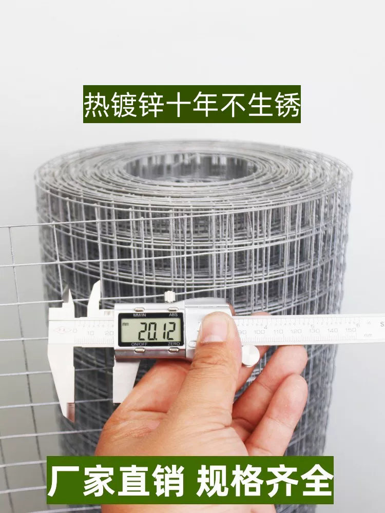Hot-Dip Galvanized Welded Wire Mesh Fence for Poultry and Garden Enclosures, Rodent Protection