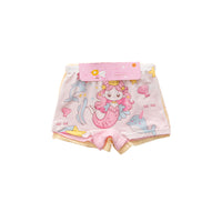 6-Pack Girls' Cotton Underwear Boxer Briefs for Toddlers and Kids