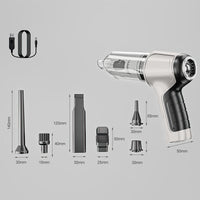 Portable Handheld Car Vacuum Cleaner with Blower Function for Home and Auto