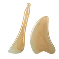 Resin Gua Sha Board and Tendon Picking Stick for Facial and Body Massage, Lifting, and Acupressure
