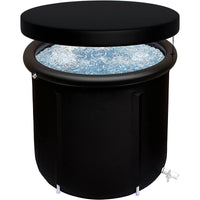 Portable Insulated Ice Bath Tub for Adults - Foldable Outdoor Pool Fitness Recovery