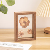 Transparent Wooden Photo Frame with Double-Sided Acrylic for Plant and Animal Specimens