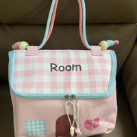 Cute House Design Cosmetic Bag Portable Travel Toiletry Pouch Large Capacity Organizer for Women