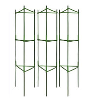 Triangular Tomato Plant Support Stakes for Indoor Outdoor Vegetable and Flower Climbing