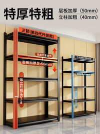 Multi-layer Storage Rack for Home Kitchen Balcony, Heavy Duty Metal Shelf for Luggage and Sundries