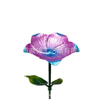 Metal Flower Bird Feeder & Bath for Outdoor Garden Decor