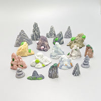 Miniature Mountain Rockery Ornament for Moss Garden & DIY Landscape Decor
