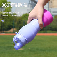 Collapsible Silicone Water Bottle for Travel, Gym, and Outdoor Activities - Food Grade Portable Hydration