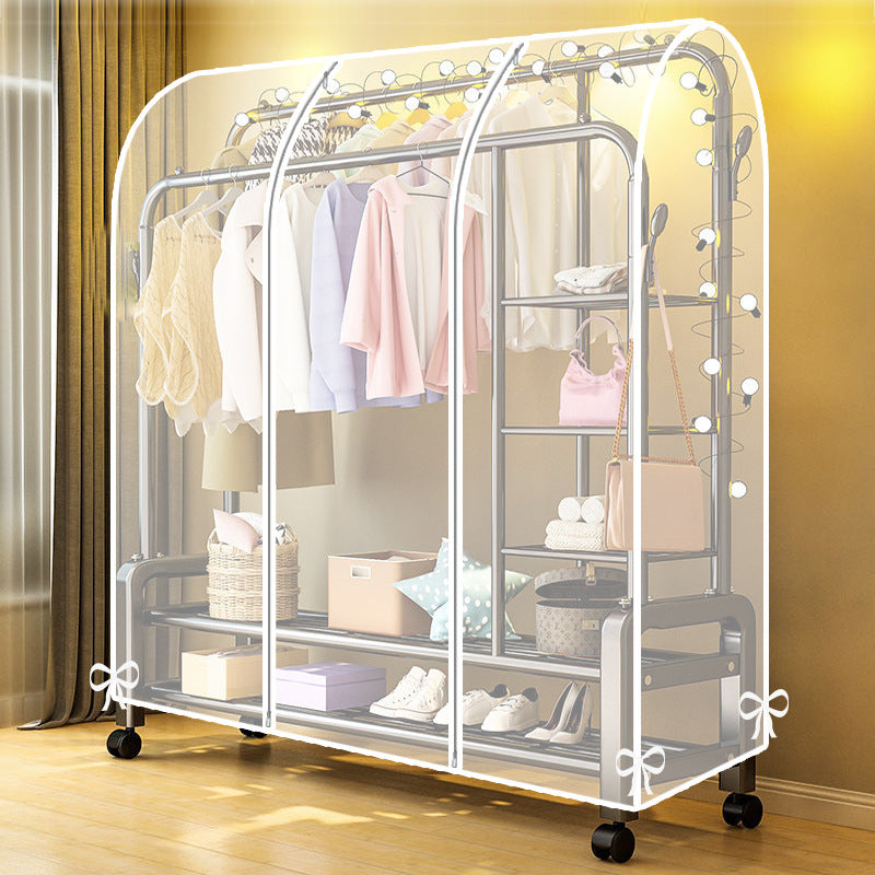 Garment Rack Dust Cover Clear Full Enclosure for Clothes Storage